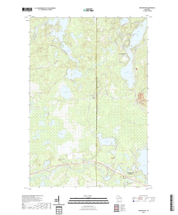 USGS Topographic Map – Winchester
