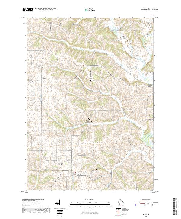 USGS Topographic Map – Wiota