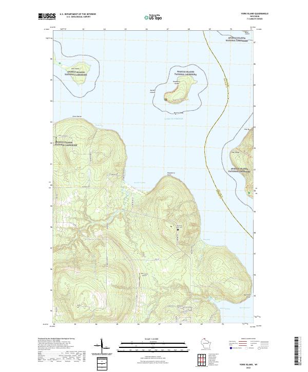 USGS Topographic Map – York Island