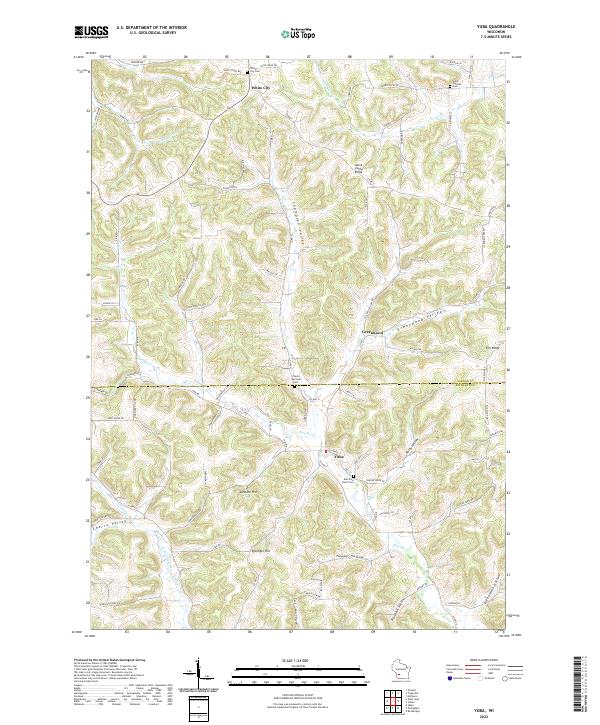 USGS Topographic Map – Yuba