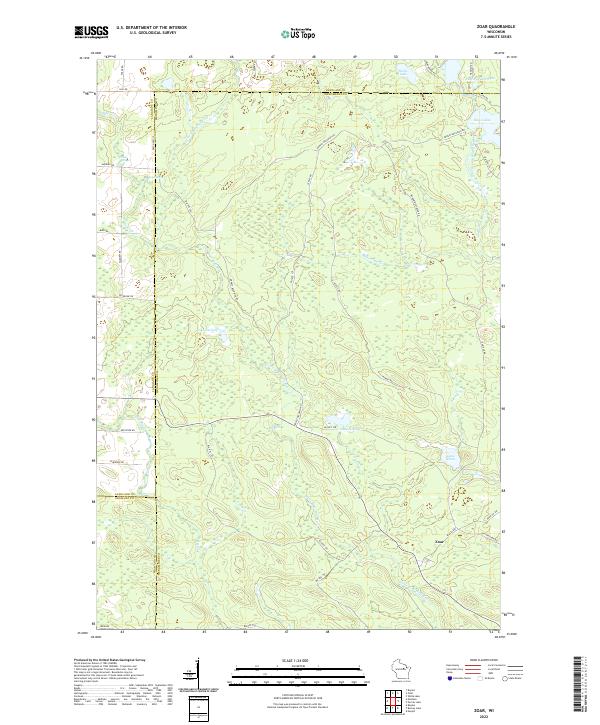 USGS Topographic Map – Zoar