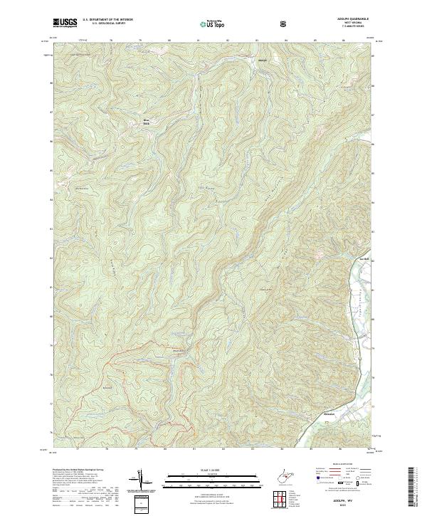 USGS Topographic Map – Adolph
