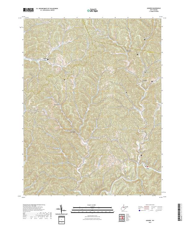 USGS Topographic Map – Auburn