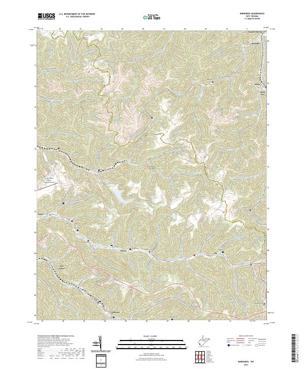 USGS Topographic Map – Barnabus