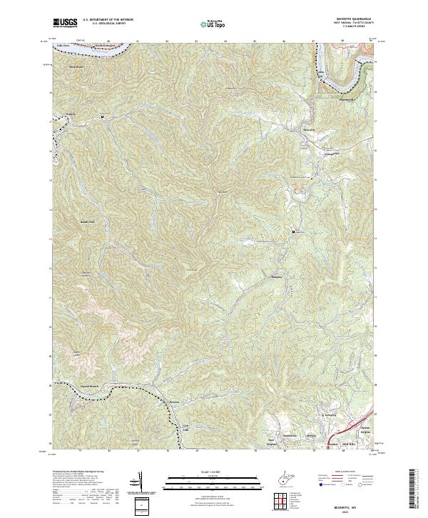 USGS Topographic Map – Beckwith