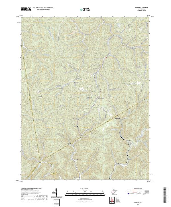 USGS Topographic Map – Bentree