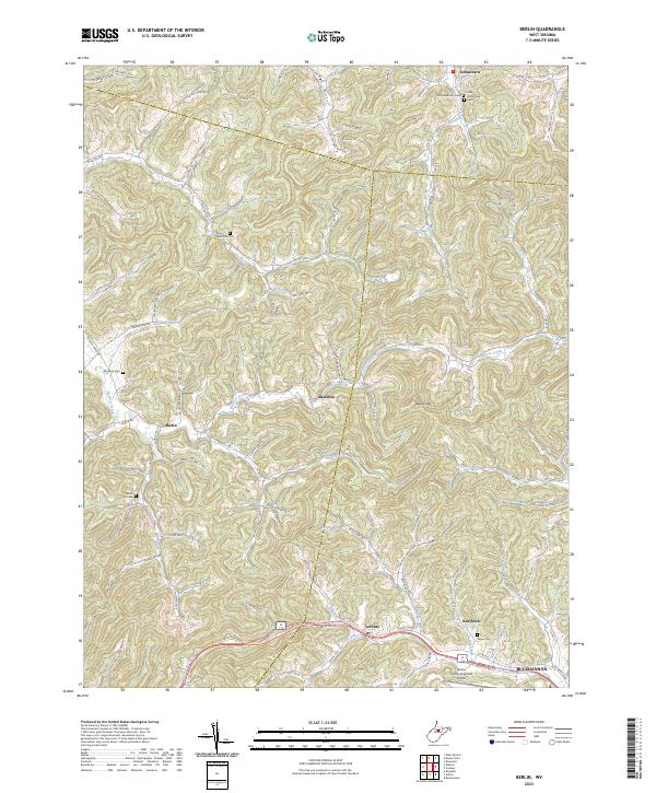 USGS Topographic Map – Berlin