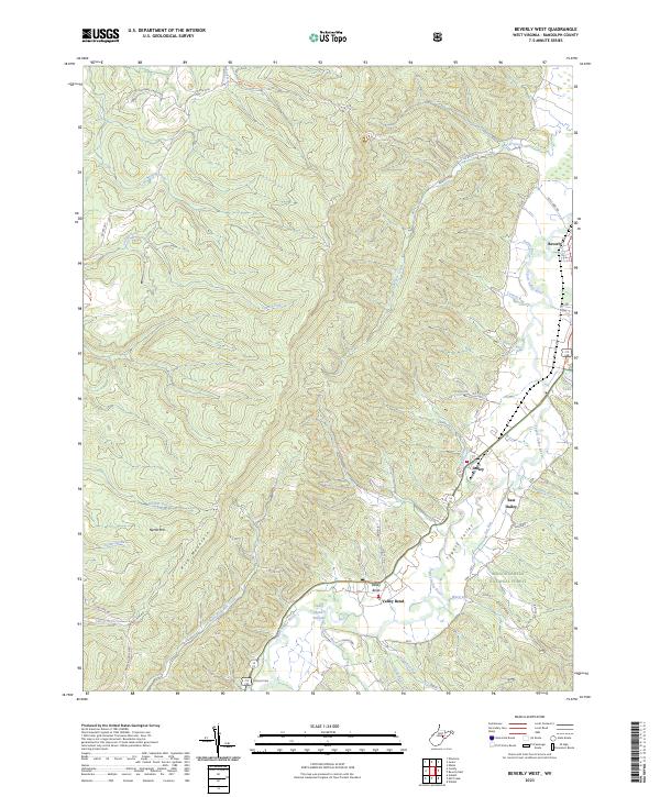 USGS Topographic Map – Beverly West