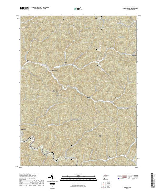 USGS Topographic Map – Big Run
