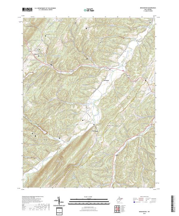 USGS Topographic Map – Burlington