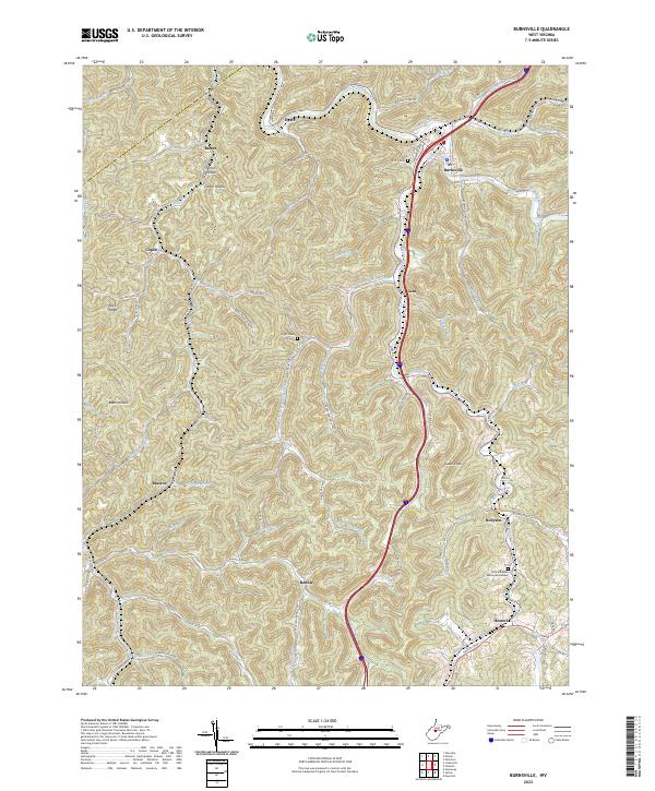 USGS Topographic Map – Burnsville