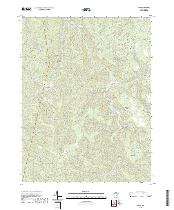 USGS Topographic Map – Cassity