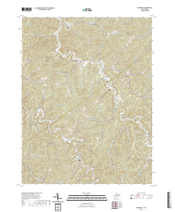 USGS Topographic Map – Cedarville