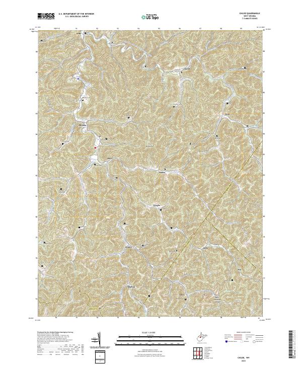 USGS Topographic Map – Chloe