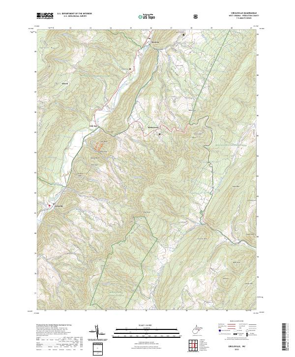 USGS Topographic Map – Circleville