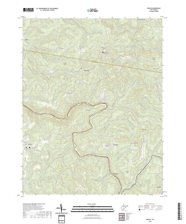 USGS Topographic Map – Corliss