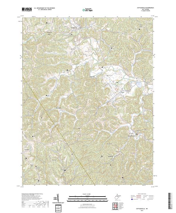 USGS Topographic Map – Cottageville