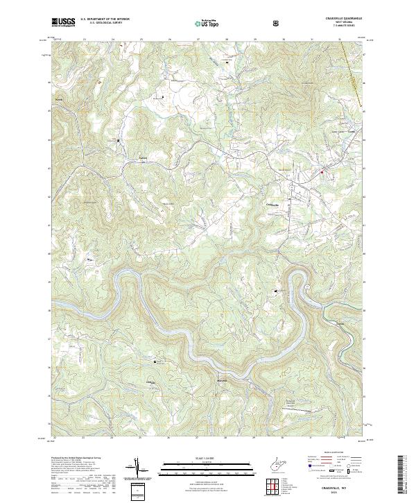 USGS Topographic Map – Craigsville