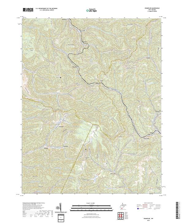USGS Topographic Map – Crumpler
