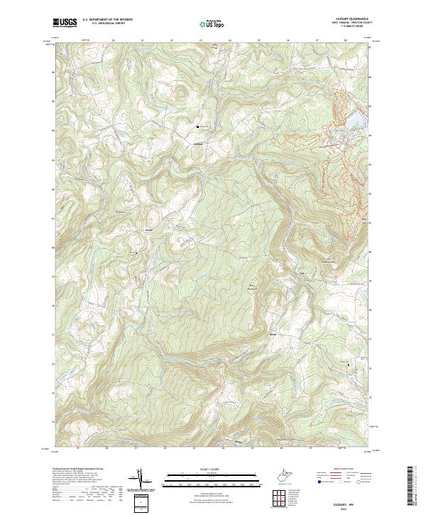USGS Topographic Map – Cuzzart