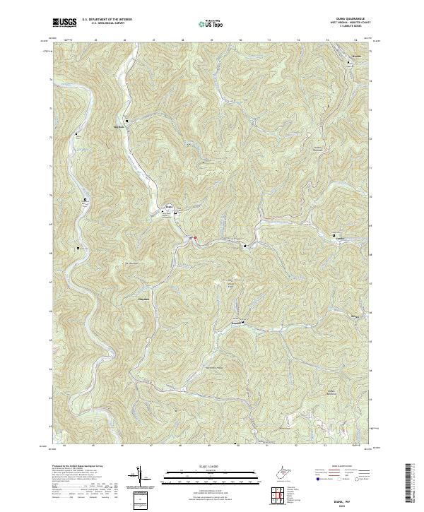 USGS Topographic Map – Diana