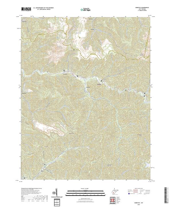USGS Topographic Map – Dorothy
