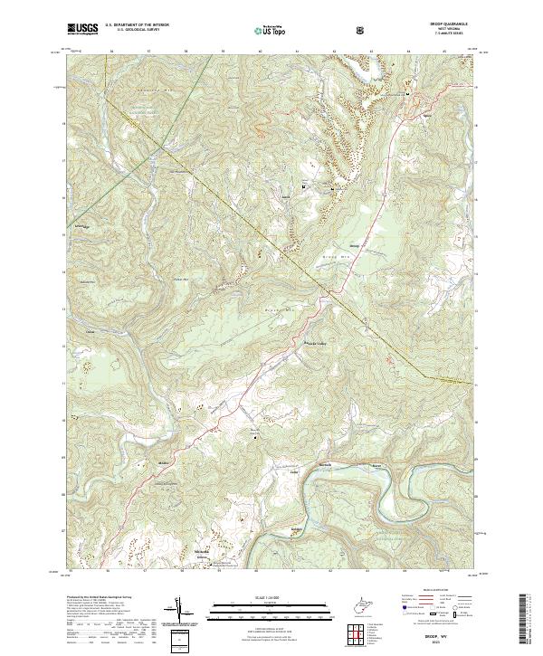 USGS Topographic Map – Droop