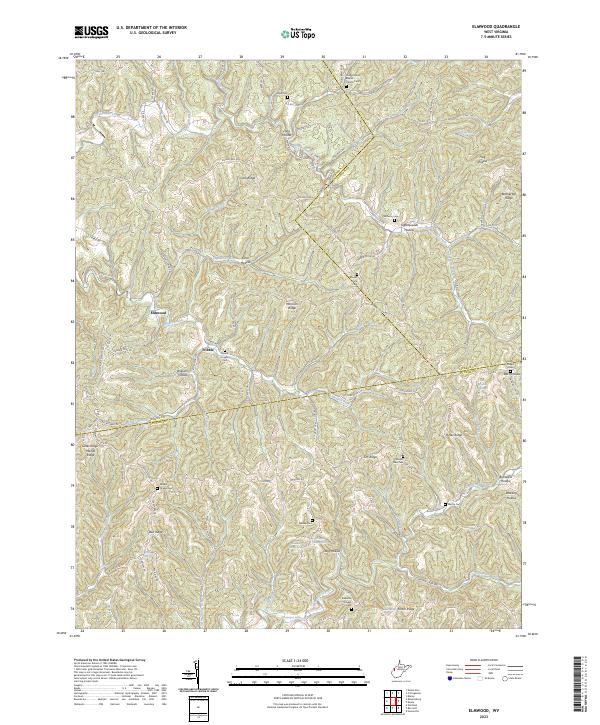 USGS Topographic Map – Elmwood