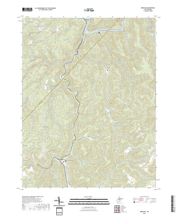 USGS Topographic Map – Erbacon