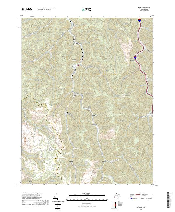 USGS Topographic Map – Eskdale