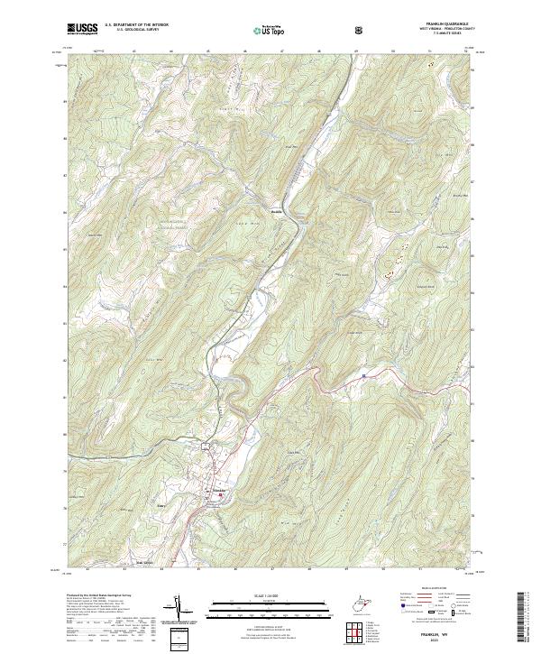 USGS Topographic Map – Franklin