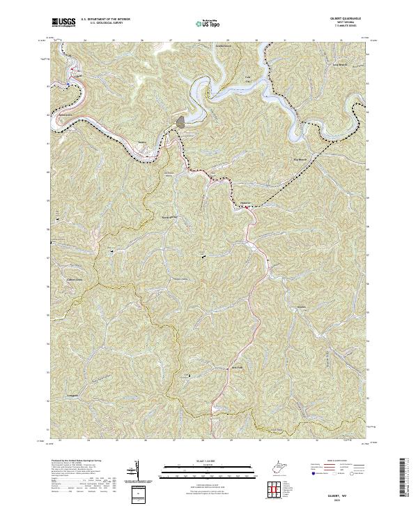 USGS Topographic Map – Gilbert