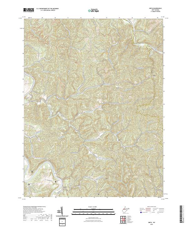 USGS Topographic Map – Girta