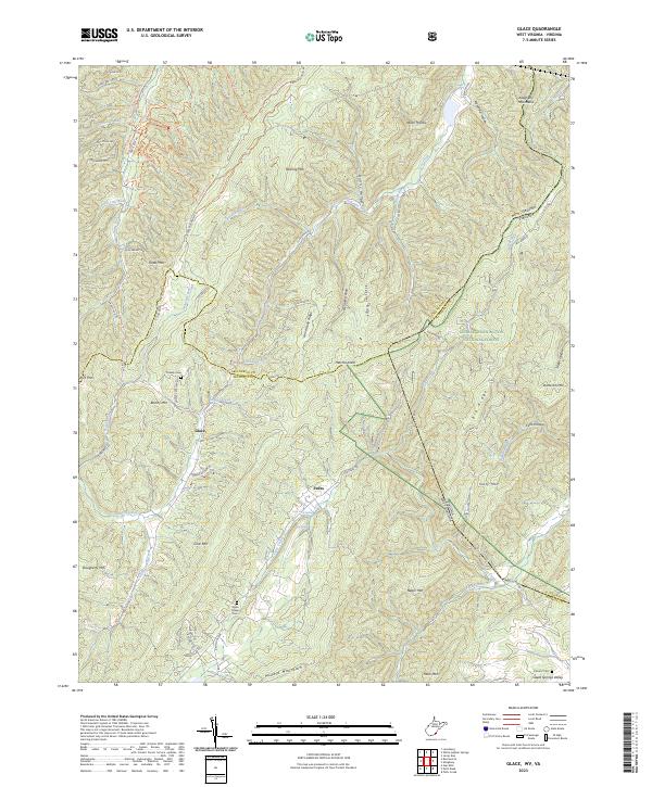 USGS Topographic Map – Glace