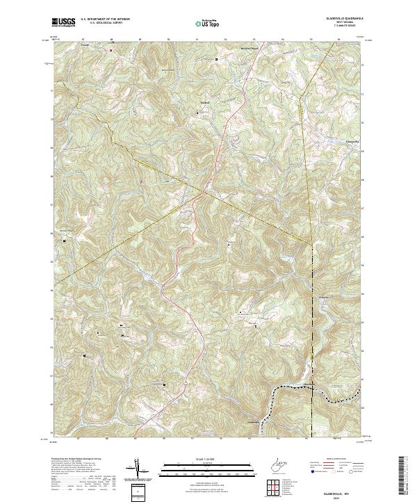 USGS Topographic Map – Gladesville