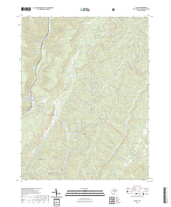 USGS Topographic Map – Glady