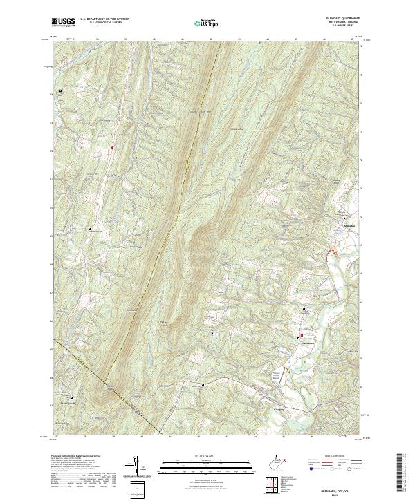 USGS Topographic Map – Glengary