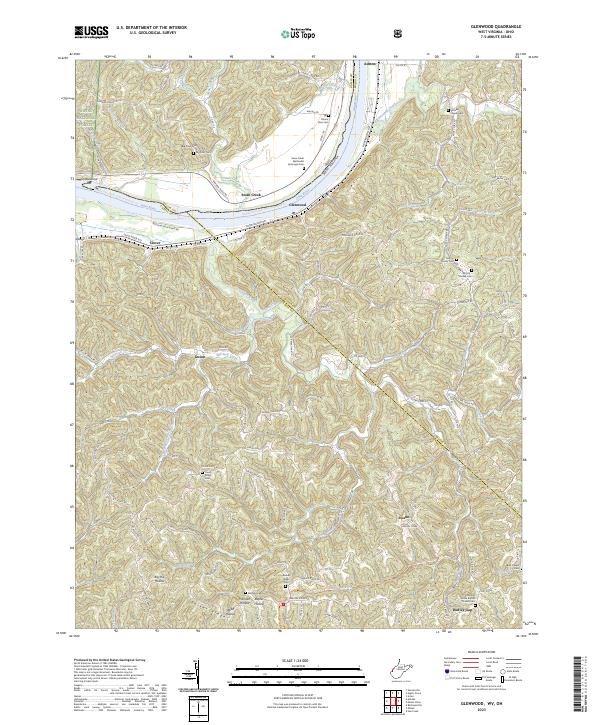 USGS Topographic Map – Glenwood