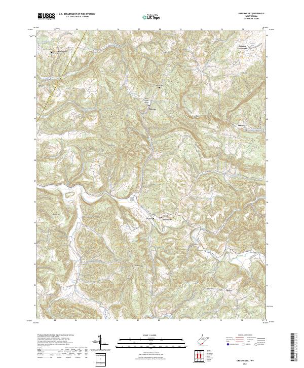 USGS Topographic Map – Greenville
