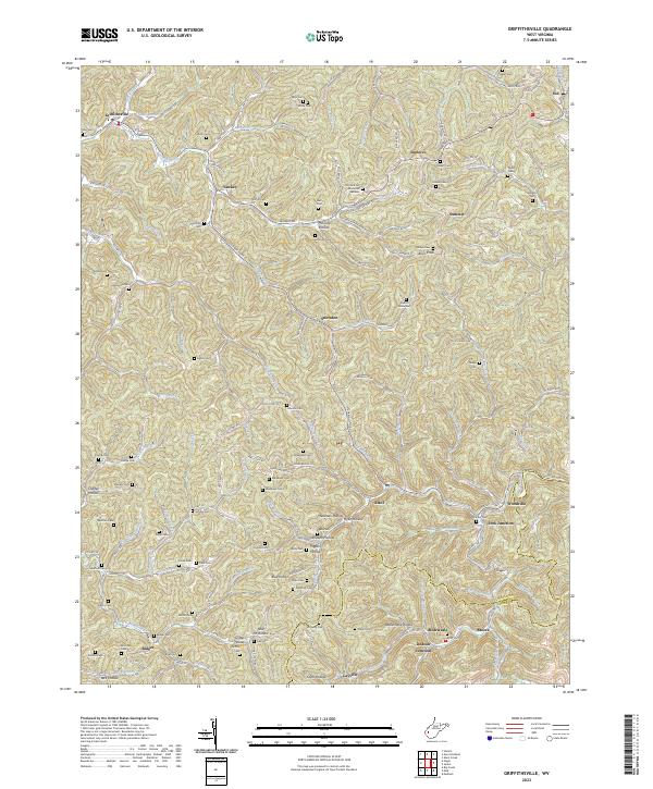USGS Topographic Map – Griffithsville