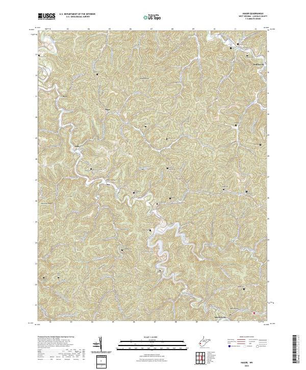 USGS Topographic Map – Hager