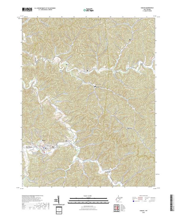 USGS Topographic Map – Hamlin
