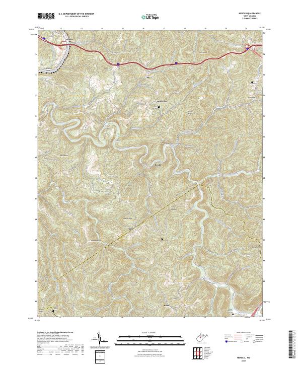 USGS Topographic Map – Herold
