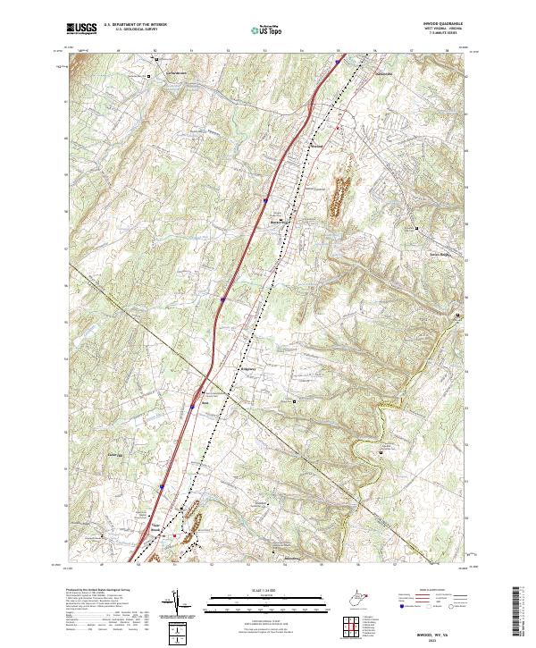 USGS Topographic Map – Inwood