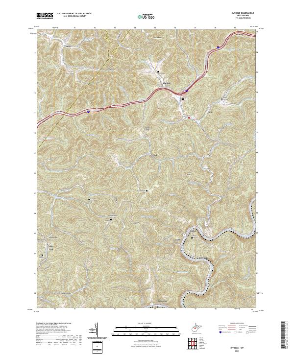 USGS Topographic Map – Ivydale