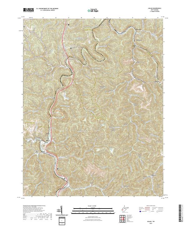 USGS Topographic Map – Julian