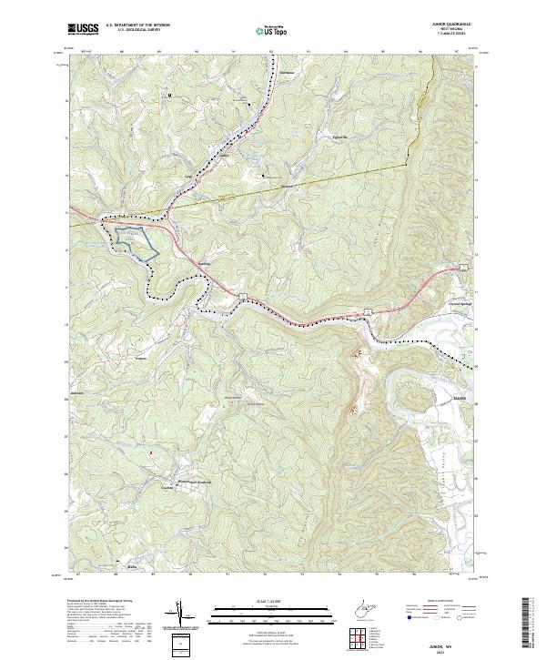USGS Topographic Map – Junior