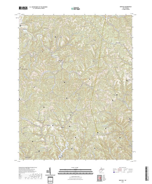 USGS Topographic Map – Kentuck