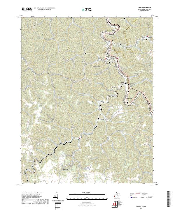 USGS Topographic Map – Kermit