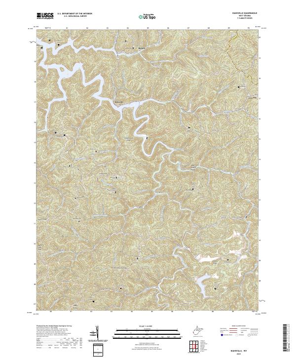 USGS Topographic Map – Kiahsville